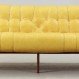 Home Interior, Complete your Warm- Look Living Room through Yellow Leather Sofa: Cheap Yellow Leather Sofa