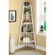 Home Interior, Stylish Ladder Bookcases for Your Room: Corner Ladder Bookcases