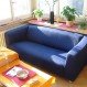 Home Interior, Beautiful Blue Couches to Complete your Family Room Decoration: Dark Blue Couches