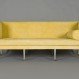 Home Interior, Complete your Warm- Look Living Room through Yellow Leather Sofa: Modern Yellow Leather Sofa