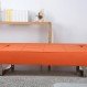 Home Interior, Comfortable Sleep Sofas for Your Comfortable Room: Orange Sleep Sofas