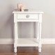 Bedroom Interior, A Couple of Nightstands to Complete your Bedroom Decoration: White Nightstands
