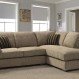 Home Interior, Incredible Comfort for Deep Sectional Sofas: Beige Modern Deep Sectional Sofa