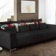 Home Interior, Big Sectional Sofas – The Best Option for Modern Lifestyle: Black Big Sectional Sofas