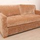 Home Interior, One Cushion Sofa: Perfect Furniture for Your Home Cinema: Brown One Cushion Sofa