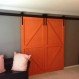 Home Interior, Barn Door Furniture: The Other “Face” of a Barn Door: Chic Barn Door Furniture