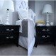 Bedroom Interior, Beautiful Black Night Stands for Modern Bedroom Design: Elegant Black Night Stands