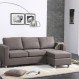 Home Interior, Small Sectionals for Your Small Size Room: Grey Small Sectionals