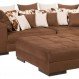 Home Interior, Big Sectional Sofas – The Best Option for Modern Lifestyle: Light Brown Big Sectional Sofas