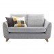 Home Interior, Small Couches for Minimalist Interior: Light Grey Small Couches
