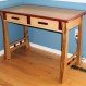 Home Interior, Small Writing Desks: The Small, the Functional Ones: Oak Small Writing Desks