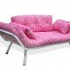 Home Interior, Small Couches for Minimalist Interior: Pink Small Couches