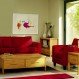 Home Interior, Small Couches for Minimalist Interior: Red Small Couches