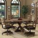 Dining Room Interior, How to Find The Best Styles of Round Table Sets: Rustic Round Table Sets