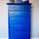 Bedroom Interior, Blue Dressers: Attractive Dressers for Blue Lovers: Simple Blue Dressers
