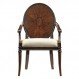 Dining Room Interior, Wooden Arm Chairs: The Rustic Furniture: Wooden Arm Chairs With Round Backrest