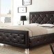 Bedroom Interior, Tufted Headboards: Headboards that Makes Your Bed Look More Elegant: Black Tufted Headboards
