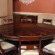 Dining Room Interior, Get a Luxurious Dinner with Large Round Table: Elegant Large Round Table