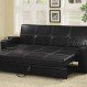 Home Interior, The Finest Furniture with Leather Sofa Bed: Black Large Leather Sofa Bed
