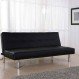 Home Interior, The Finest Furniture with Leather Sofa Bed: Black Leather Sofa Bed