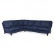 Home Interior, Navy Sectional Sofa for Modern Home: Large Navy Sectional Sofa