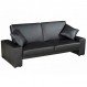 Home Interior, The Finest Furniture with Leather Sofa Bed: Sleek Custom Leather Sofa Bed